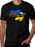 Ukraine Tractor Tank T-Shirt - Stand With Ukraine