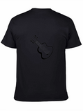 Ukulele Graphic Black T-Shirt