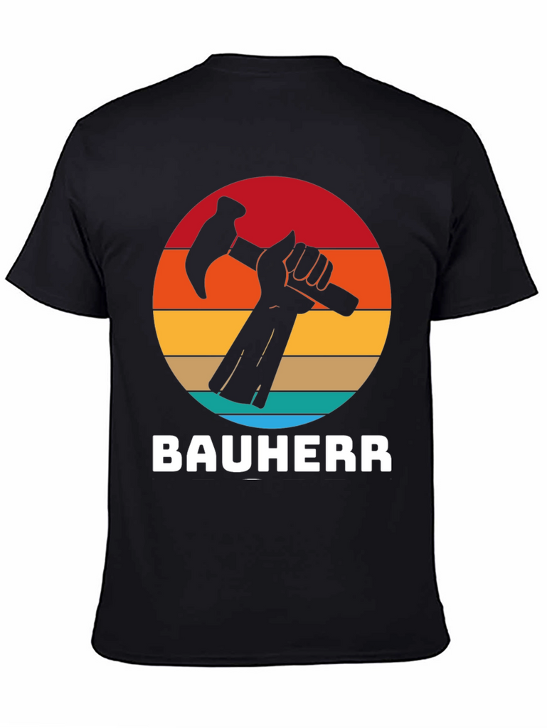 Bauherr T-Shirt - Hammer Construction Builder Shirt