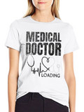 Medical Doctor Loading Black T-Shirt