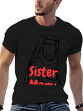 Sister Mama Graphic Tee - Black