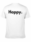 Happy Graphic Tee - Classic Black T-Shirt