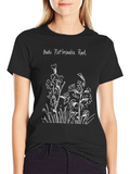 Boots Rattlesnake Root Black Graphic T-Shirt