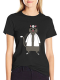 Doctor Cat T-Shirt - Medical Humor Apparel