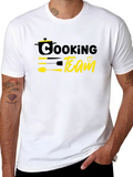 Cooking Team Graphic Tee - Black