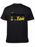 Cooking Team Graphic Tee - Black