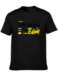 Cooking Team Graphic Tee - Black