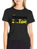 Cooking Team Graphic Tee - Black