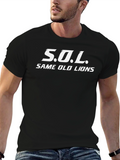 S.O.L. Same Old Lions T-Shirt Black