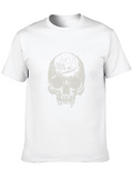 Skull Desert Scene Graphic Tee - Black