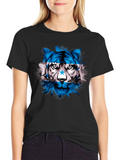 Honduras Flag Tiger Graphic T-Shirt