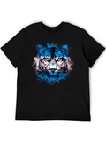Honduras Flag Tiger Graphic T-Shirt
