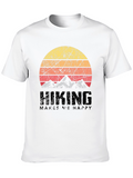 Hiking Makes Me Happy Graphic T-Shirt