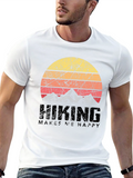 Hiking Makes Me Happy Graphic T-Shirt