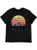 Hiking Makes Me Happy Graphic T-Shirt