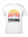 Hiking Makes Me Happy Graphic T-Shirt