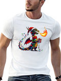 Christmas Dragon T-Shirt - Holiday Fire Breath