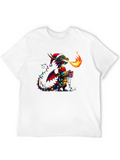 Christmas Dragon T-Shirt - Holiday Fire Breath