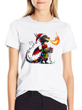 Christmas Dragon T-Shirt - Holiday Fire Breath
