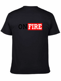 On Fire Graphic T-Shirt - Black