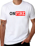 On Fire Graphic T-Shirt - Black
