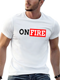 On Fire Graphic T-Shirt - Black