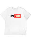 On Fire Graphic T-Shirt - Black