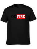 On Fire Graphic T-Shirt - Black