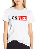 On Fire Graphic T-Shirt - Black