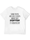 Funny Sarcastic Disappear Quote Black T-Shirt