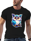 Cool Owl Graphic Tee - Unique Design!
