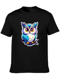 Cool Owl Graphic Tee - Unique Design!