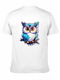 Cool Owl Graphic Tee - Unique Design!