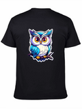 Cool Owl Graphic Tee - Unique Design!
