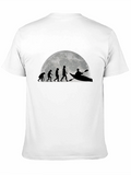 Kayak Evolution Mens Graphic Tee - Black