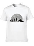 Kayak Evolution Mens Graphic Tee - Black