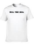 Heal Your Soul - Black Graphic T-Shirt