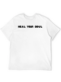 Heal Your Soul - Black Graphic T-Shirt
