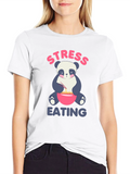 Stress Eating Panda T-Shirt