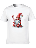 Festive Holiday Gnome Graphic Tee