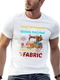 Sewing Machine & Fabric Lover T-Shirt