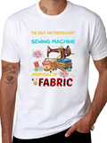 Sewing Machine & Fabric Lover T-Shirt