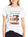 Sewing Machine & Fabric Lover T-Shirt
