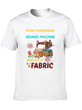 Sewing Machine & Fabric Lover T-Shirt