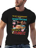 Sewing Machine & Fabric Lover T-Shirt