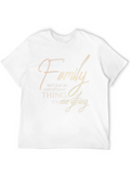 Family is Everything Black Graphic Tee