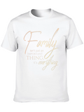 Family is Everything Black Graphic Tee
