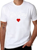 Girl Gang Heart Arrow Graphic T-Shirt
