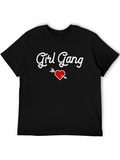 Girl Gang Heart Arrow Graphic T-Shirt
