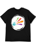 Badminton Shuttlecock Graphic Tee - Sporty Style